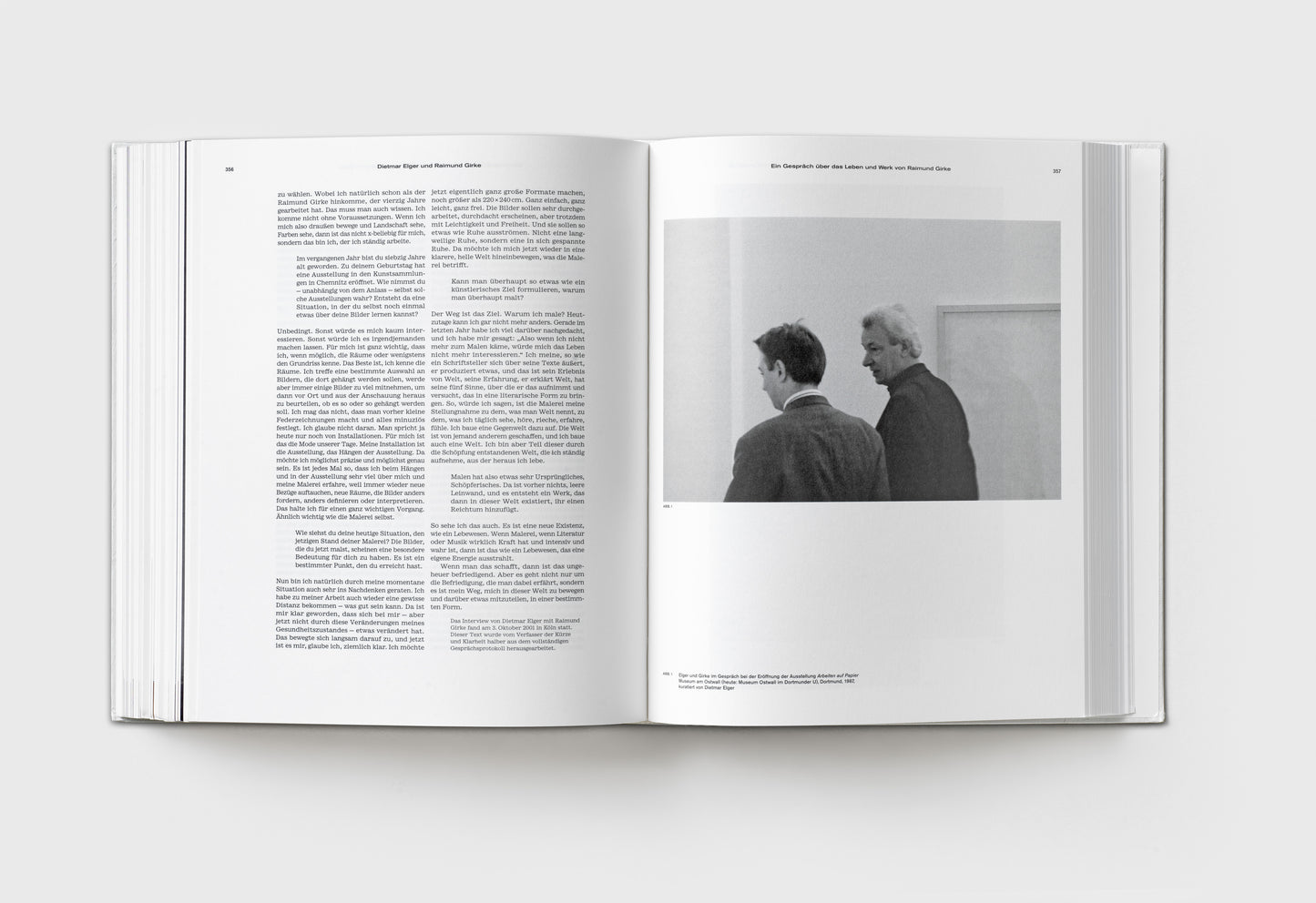 Raimund Girke : Wass weiss das weiss / Between white