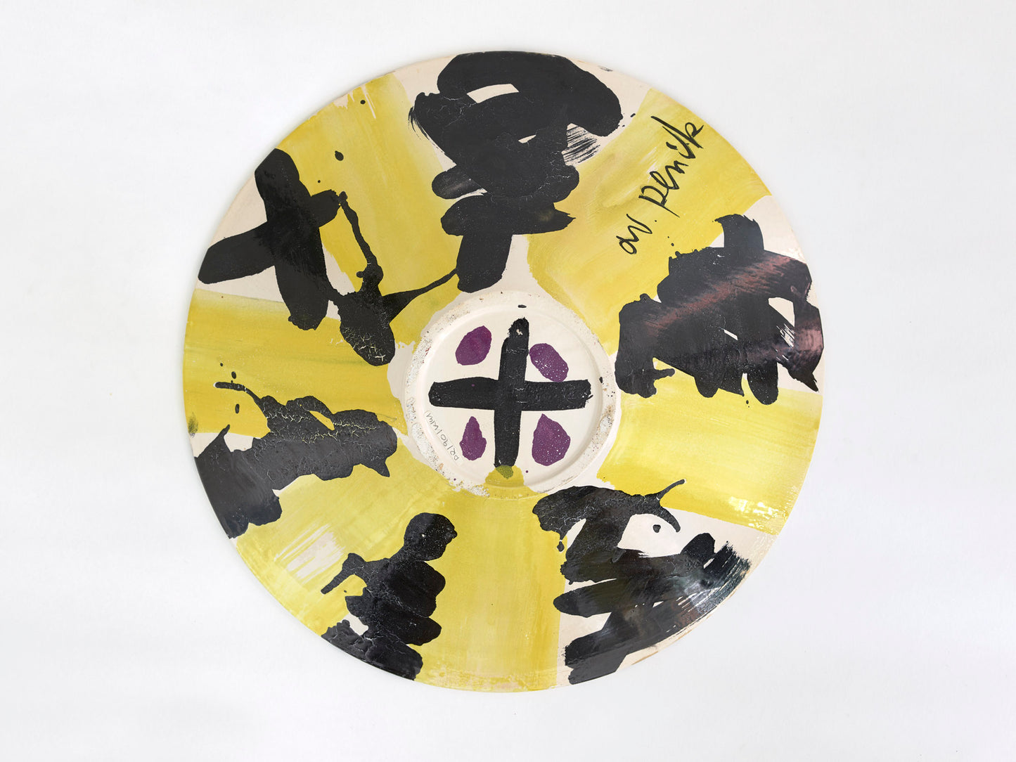 A.R. Penck – o.T. (Schale mit Selbstportrait), 1990